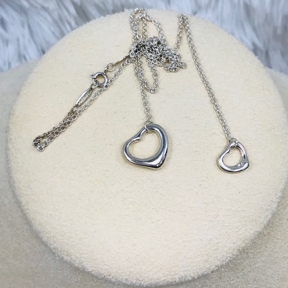 TIFFANY & Co.  Open Heart Lariat Necklace - Picture 7 of 8